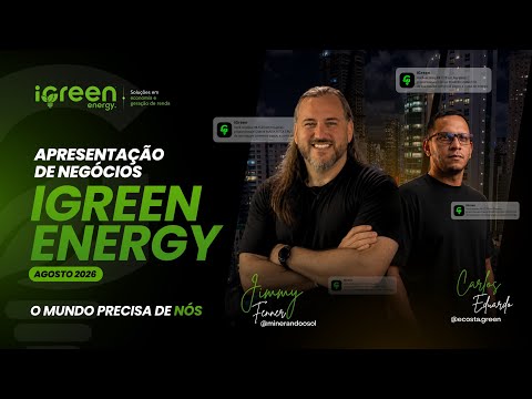 Miniatura completa da apresentação de negócios iGreen